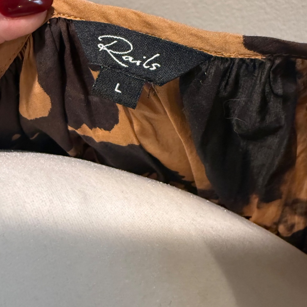 Rails Arabella Tigers Eye Dress, Size Large, EUC - Picture 6 of 8